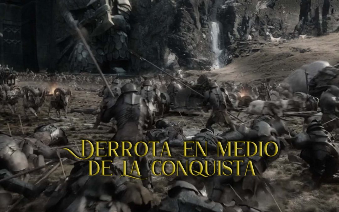Derrota en medio de la conquista